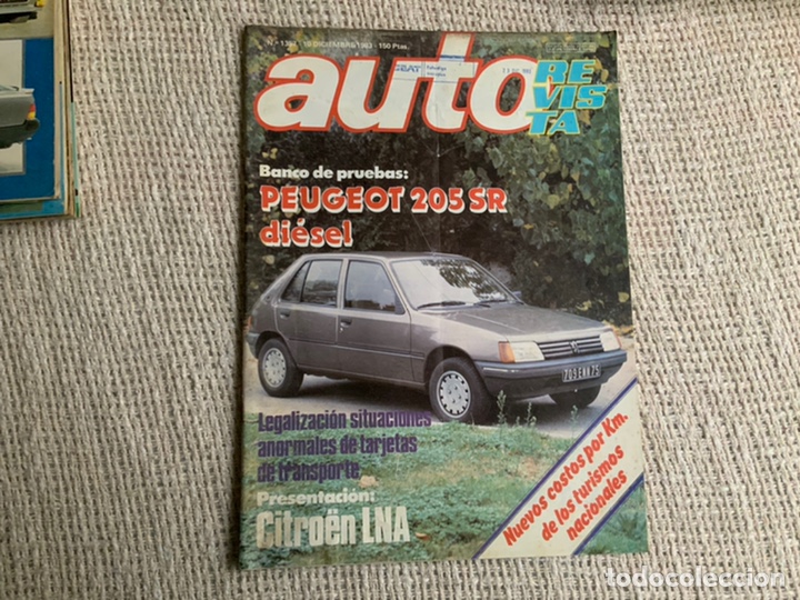 Coches: AUTO REVISTA N&ordm; 1357 DICIEMBRE 1983 BANCO PRUEBAS: PEUGEOT 205 SR DIESEL