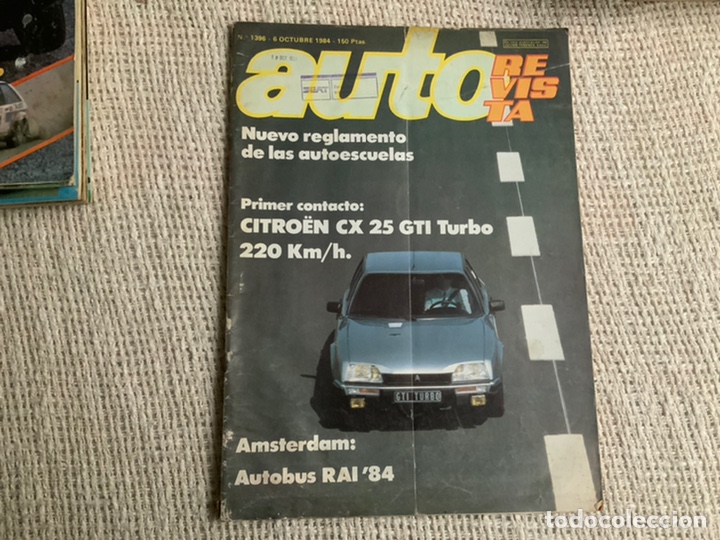 Coches: AUTO REVISTA N&ordm; 1396 OCTUBRE 1984 CITRO&Euml;N CX GTI TURBO