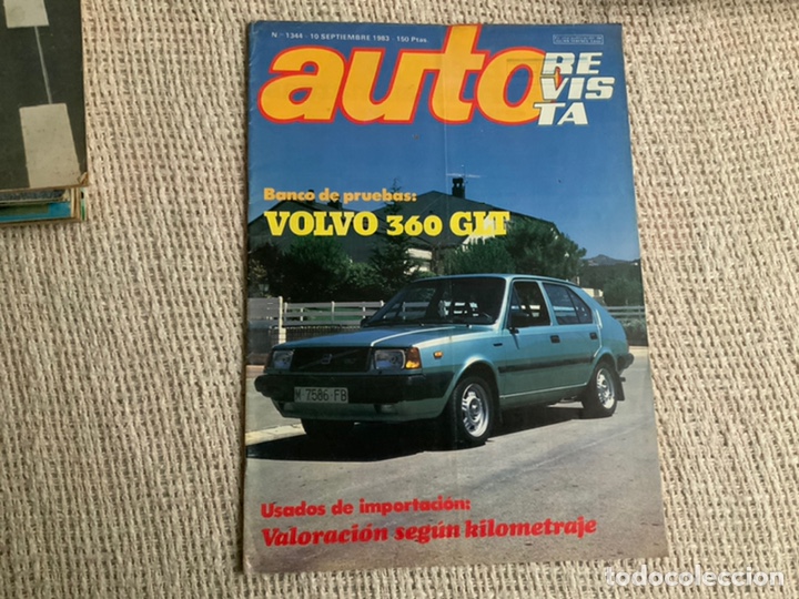 Carros: AUTO REVISTA N&ordm; 1344 SEPTIEMBRE 1983 BANCO PRUEBAS: VOLVO 360 GLT