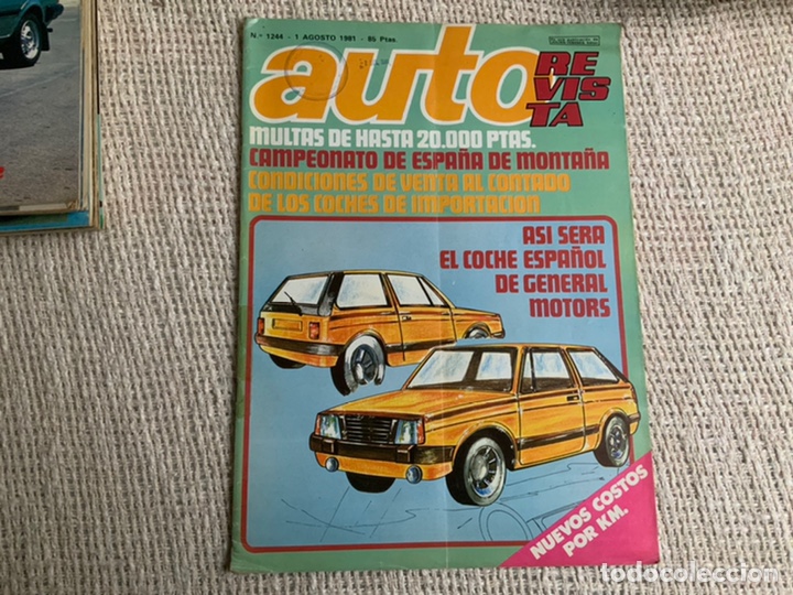 Auto: AUTO REVISTA N&ordm; 1244 AGOSTO 1981 ASI SERA EL COCHE ESPA&Ntilde;OL DE GENERAL MOTORS