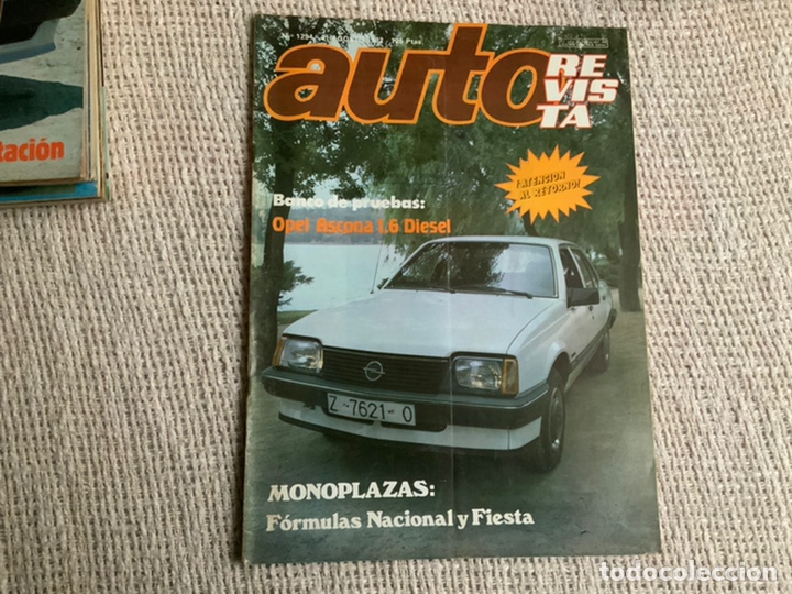 Carros: AUTO REVISTA N&ordm; 1294 AGOSTO 1982 BANCO DE PRUEBAS: OPEL ASCONA 1.6 DIESEL