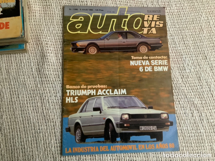 Carros: AUTO REVISTA N&ordm; 1288 JULIO 1982 BANCO DE PRUEBAS: TRIUMPH ACCLAIM HLS