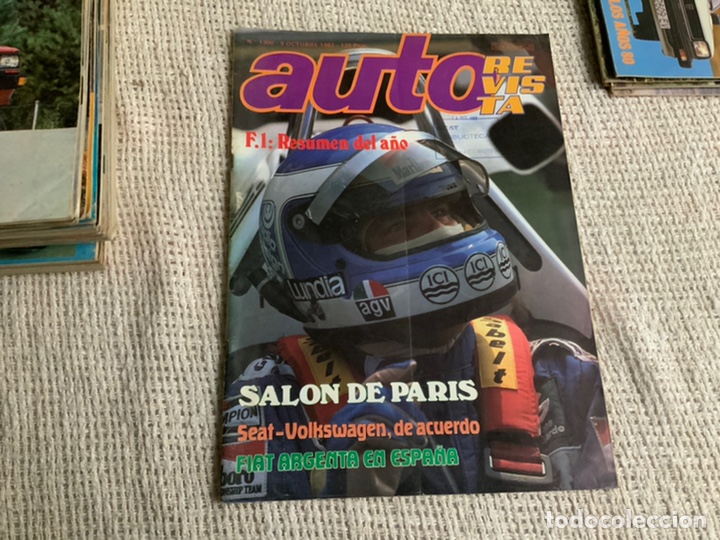 Auto: AUTO REVISTA N&ordm; 1300 OCTUBRE 1982 FORMULA 1 RESUMEN DEL A&Ntilde;O, SALON DE PARIS