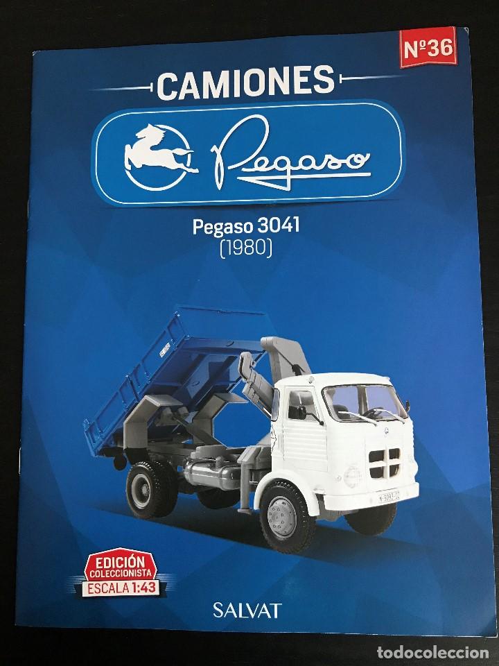 Coches: CAMION PEGASO 3041 (1980) - FASCICULO N&ordm; 36 COLECCION CAMIONES PEGASO SALVAT - SOLO REVISTA