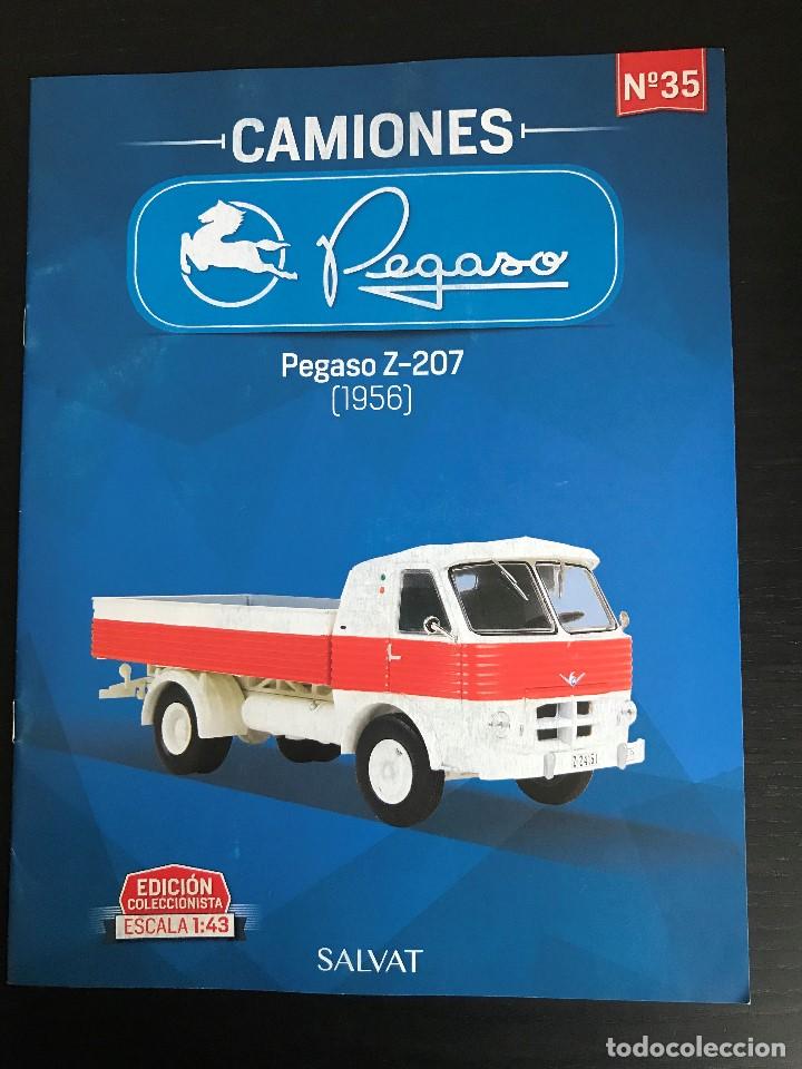 Coches: CAMION PEGASO Z 207 (1956) - FASCICULO N&ordm; 35 COLECCION CAMIONES PEGASO SALVAT - SOLO REVISTA