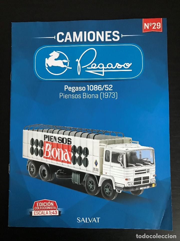 Coches: PEGASO 1086/52 BIONA (1973) - FASCICULO N&ordm; 29 COLECCION CAMIONES PEGASO SALVAT - SOLO REVISTA