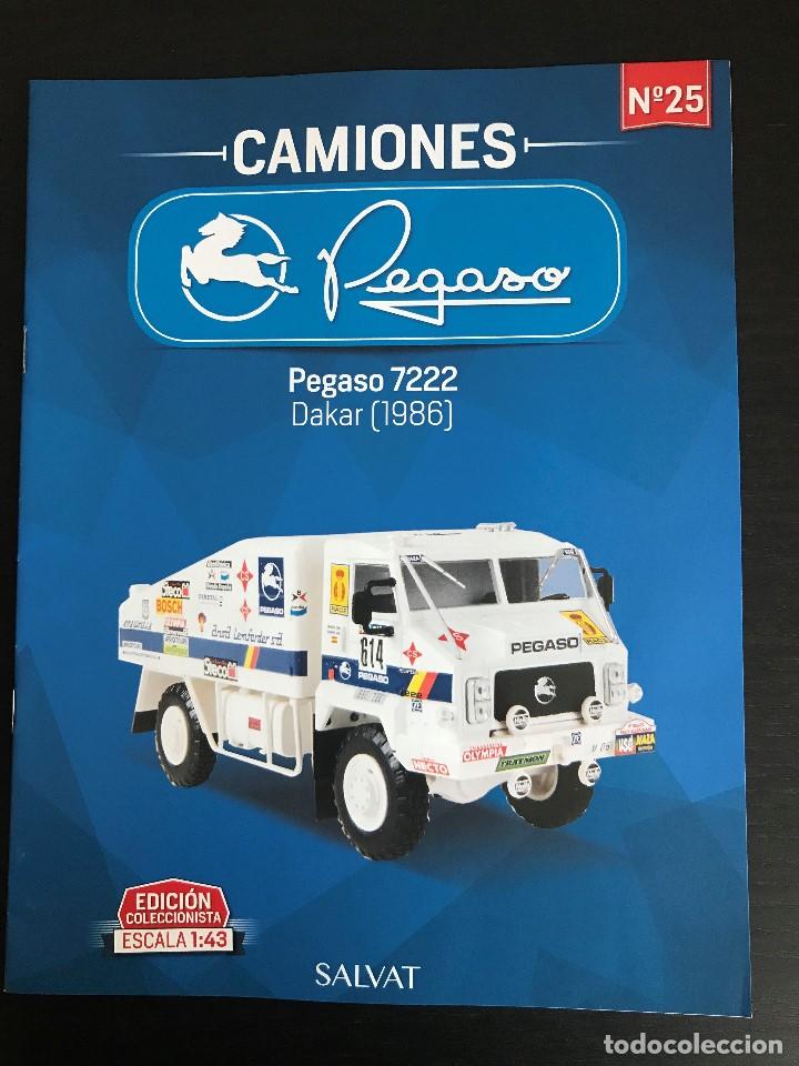 Coches: PEGASO 7222 DAKAR (1986) - FASCICULO N&ordm; 25 COLECCION CAMIONES PEGASO SALVAT - SOLO REVISTA