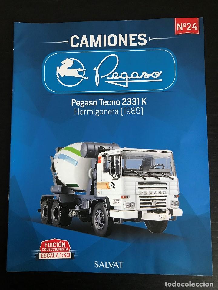 Coches: PEGASO TECNO 2331 K (1989) - FASCICULO N&ordm; 24 COLECCION CAMIONES PEGASO SALVAT - SOLO REVISTA