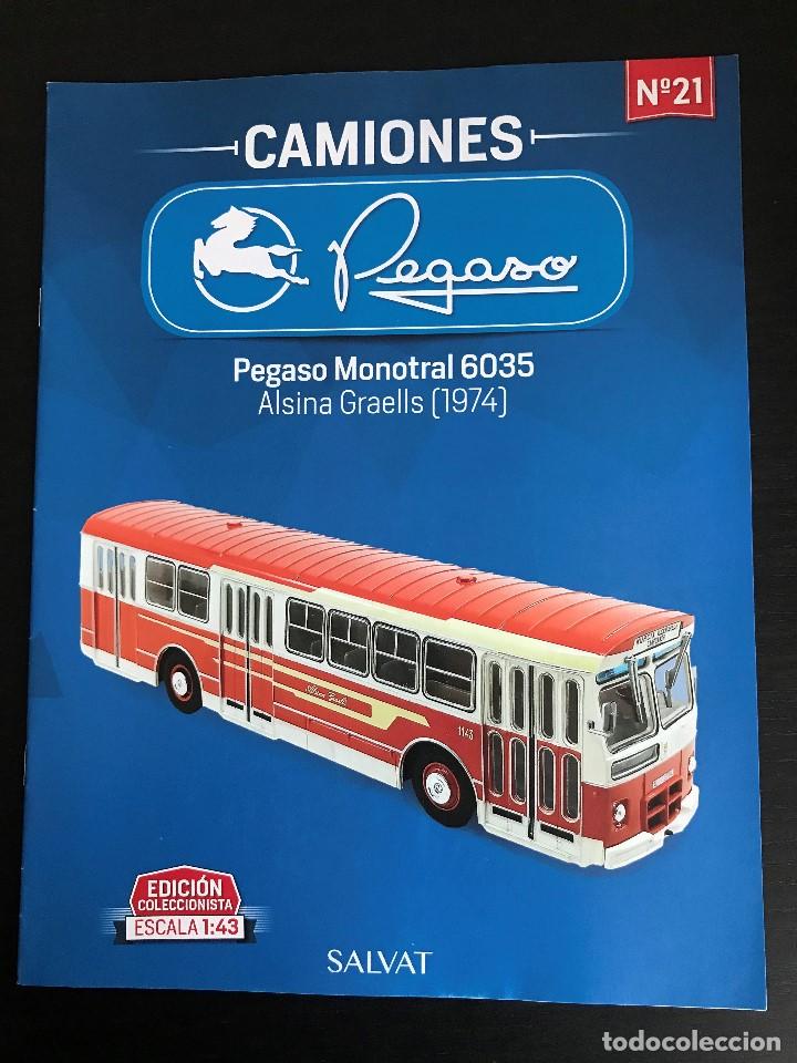 Coches: PEGASO 6035 MONOTRAL (1974) - FASCICULO N&ordm; 21 COLECCION CAMIONES PEGASO SALVAT - SOLO REVISTA