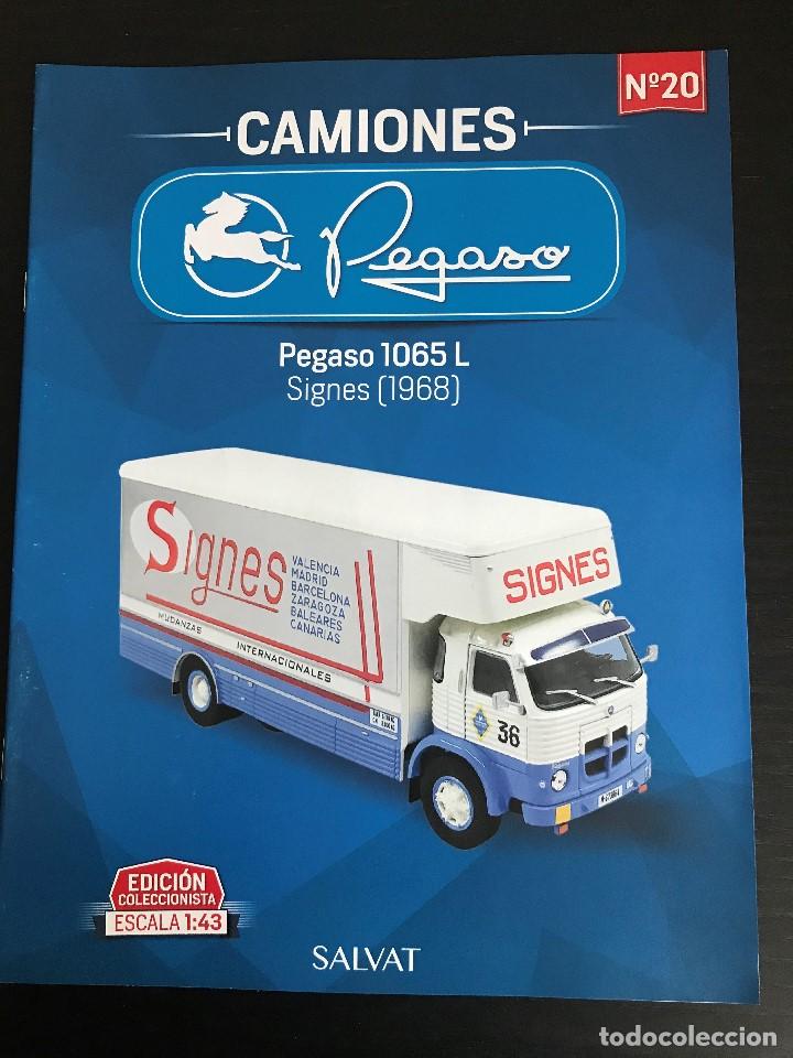Coches: PEGASO 1065 L SIGNES (1968) - FASCICULO N&ordm; 20 COLECCION CAMIONES PEGASO SALVAT - SOLO REVISTA