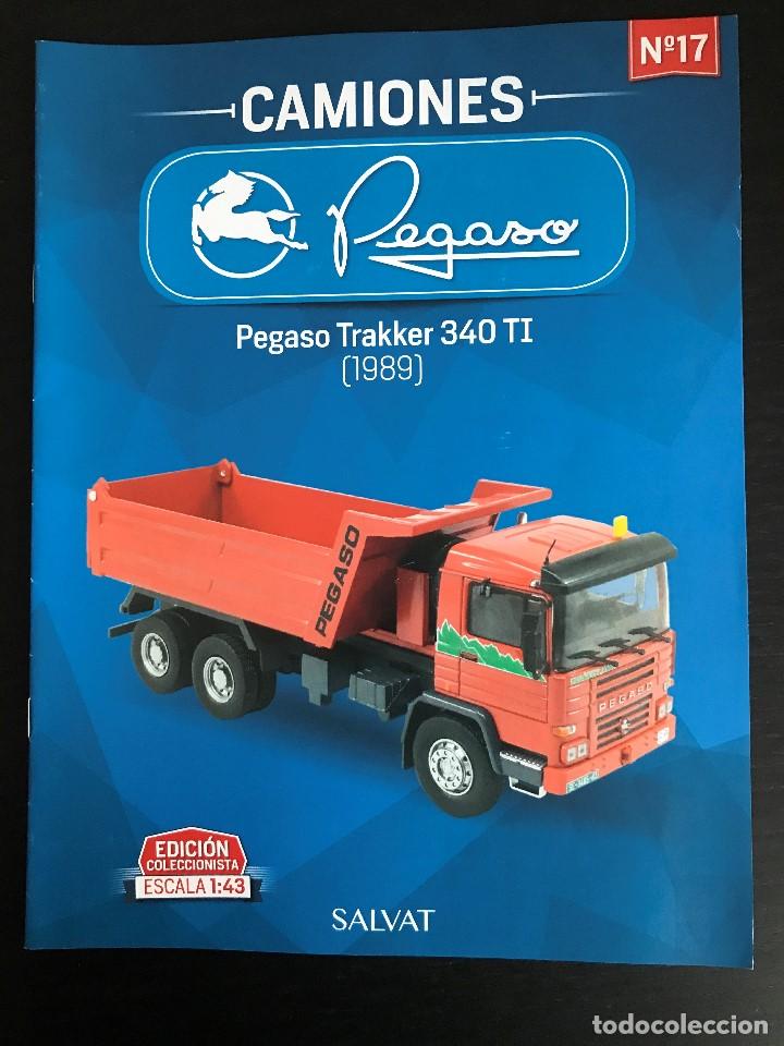 Coches: PEGASO TRAKKER 340 TI (1989) - FASCICULO N&ordm; 17 COLECCION CAMIONES PEGASO SALVAT - SOLO REVISTA