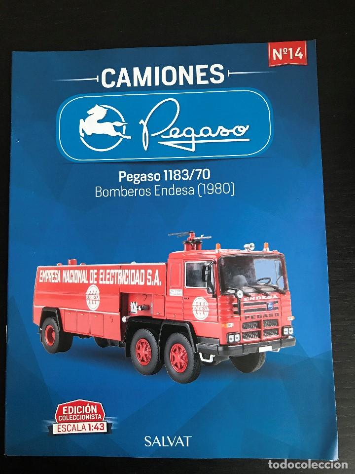 Coches: PEGASO 1183/70 BOMBEROS (1980) - FASCICULO N&ordm; 14 COLECCION CAMIONES PEGASO SALVAT - SOLO REVISTA