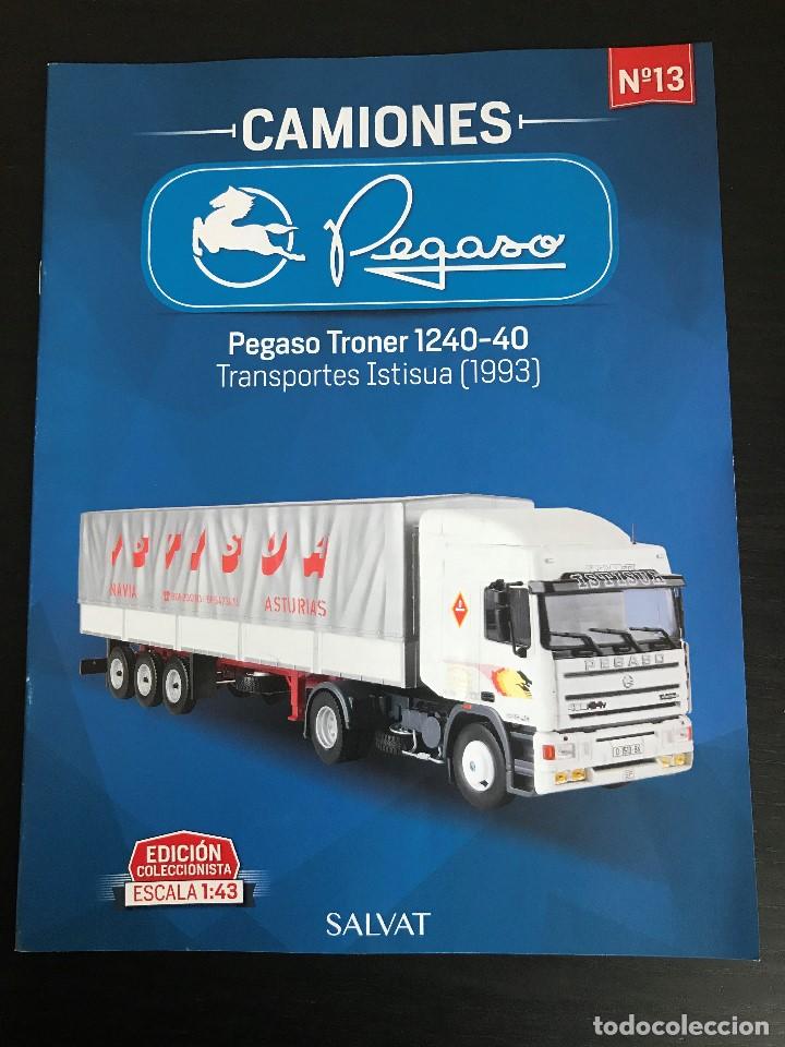 Coches: PEGASO TRONER 1240-40 (1993) - FASCICULO N&ordm; 13 COLECCION CAMIONES PEGASO SALVAT - SOLO REVISTA