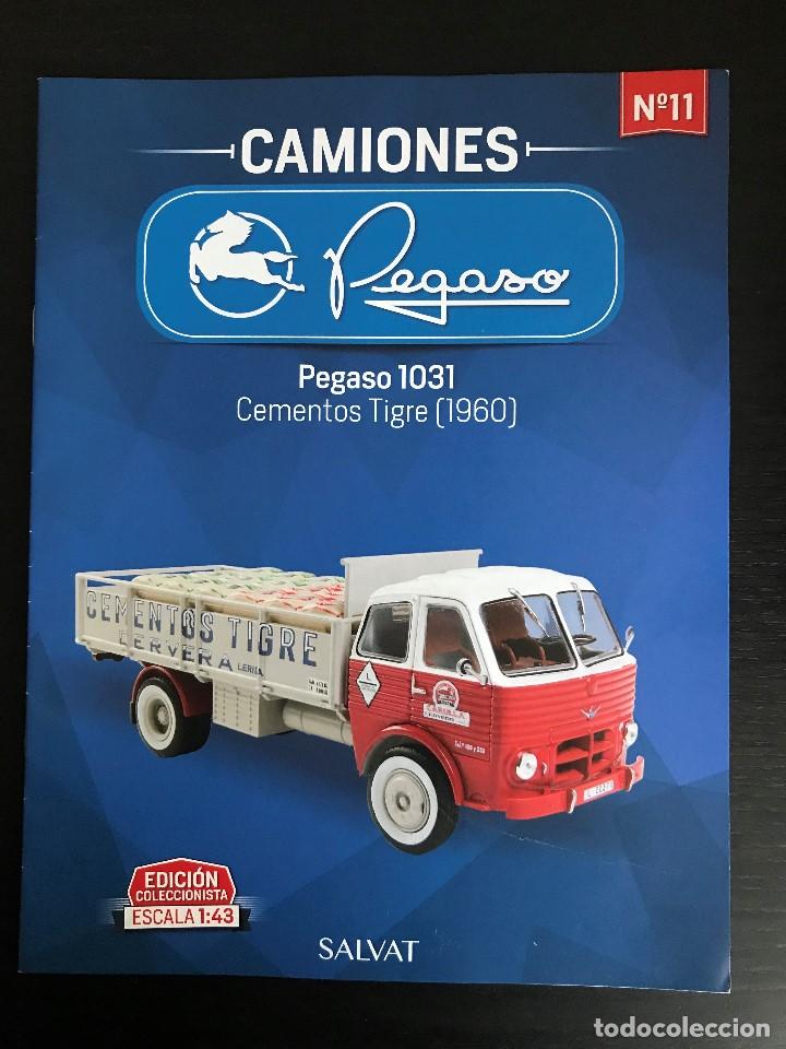 Coches: PEGASO 1031 CMENTOS TIGRE (1960) - FASCICULO N&ordm; 11 COLECCION CAMIONES PEGASO SALVAT - SOLO REVISTA