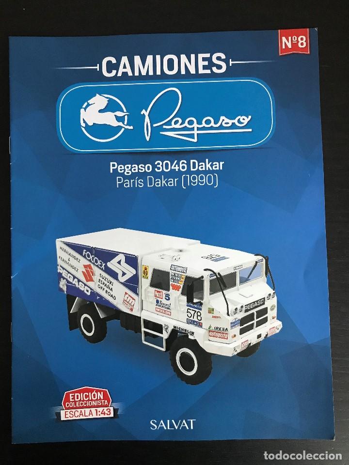 Coches: PEGASO 3046 PARIS DAKAR (1990) - FASCICULO N&ordm; 8 COLECCION CAMIONES PEGASO SALVAT - SOLO REVISTA