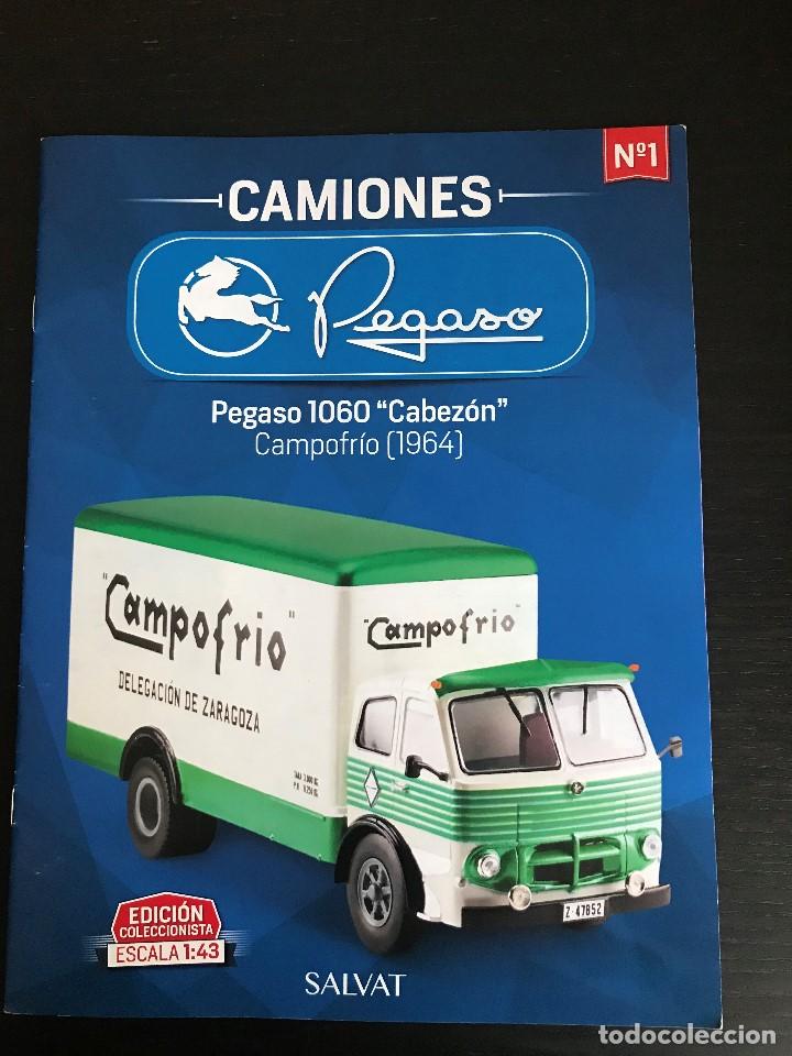 Coches: PEGASO 1060 CABEZON (1964) - FASCICULO N&ordm; 1 COLECCION CAMIONES PEGASO SALVAT - SOLO REVISTA