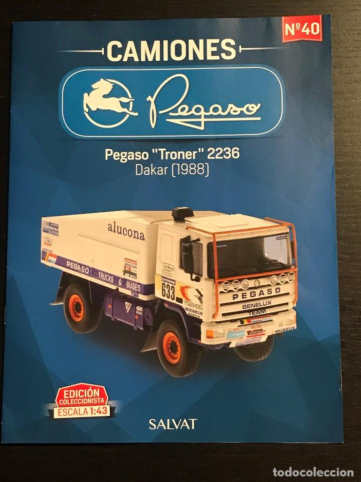 Coches: PEGASO TRONER 2236 DAKAR (1988) - FASCICULO N&ordm; 40 COLECCION CAMIONES PEGASO SALVAT - SOLO REVISTA