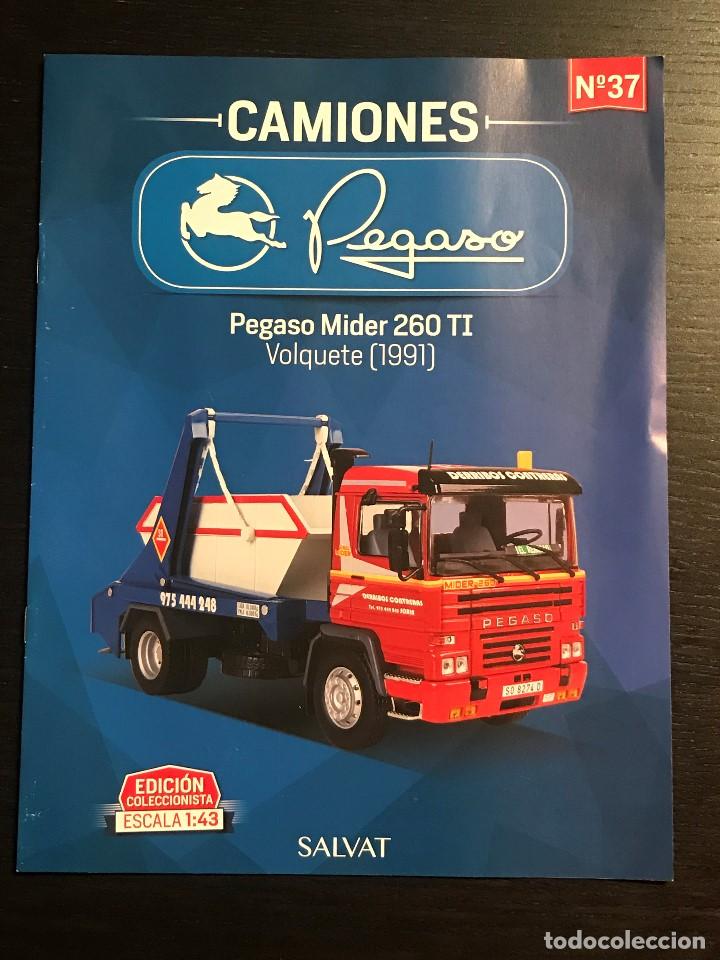 Coches: PEGASO MIDER 260 TI (1991) - FASCICULO N&ordm; 37 COLECCION CAMIONES PEGASO SALVAT - SOLO REVISTA