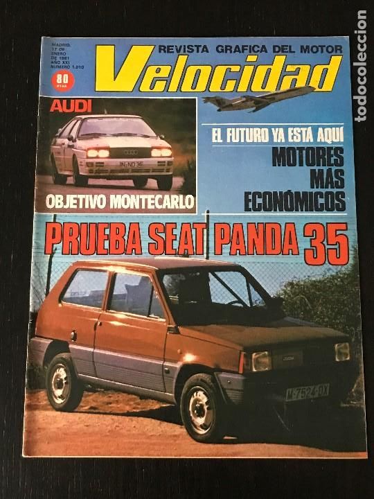 Coches: VELOCIDAD N&ordm; 1010 - SEAT PANDA 35 - AUDI QUATTRO - RENAULT ALPINE A 310 V6 - SUBARU