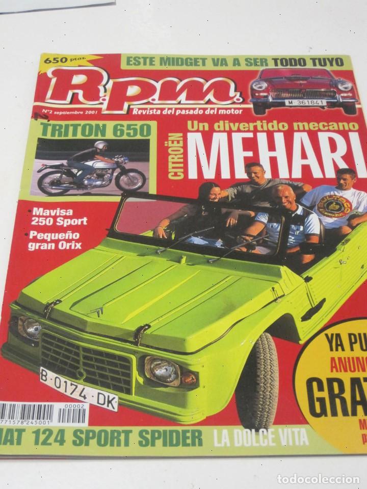 Coches: REVISTA RPM: CITRO&Euml;N MEHARI; FIAT 124 SPORT SPIDER; ORIX; ETC...