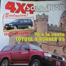 Coches: REVISTA SOLO AUTO 4X4 105 TOYOTA 4 RUNNER V6 ISUZU BIGHORN LAND ROVER DISCOVERY SANTANA M 300
