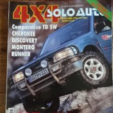 Voitures: REVISTA SOLO AUTO 4X4 141 JEEP CHEROKEE LAND ROVER DISCOVERY MITSUBISHI MONTERO TOYOTA 4 RUNNER OPEL. Lote 203442536