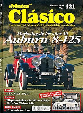 Coches: MOTOR CLASICO N&ordm; 121 AUBURN JAGUAR XK 150 S LA SARDINA HISPANO ENMASA BSA M22