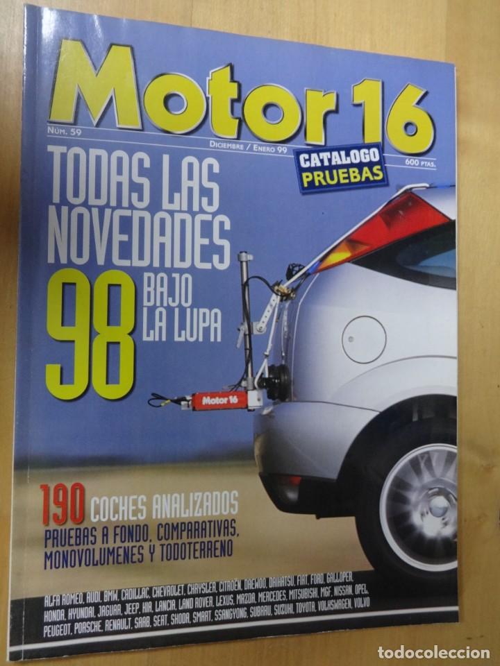 Coches: Motor 16 Catalogo pruebas 1999 numero 59