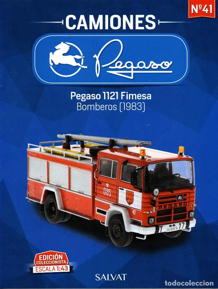 Coches: PEGASO 1121 FIMESA BOMBEROS (1983) - FASCICULO N&ordm; 41 COLECCION CAMIONES PEGASO SALVAT - SOLO REVISTA