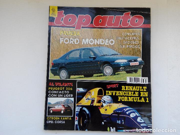Coches: TOP AUTO N&ordm; 3 - 1993 - MERCEDES 300 SL - SAFRANE 2.2 Si - thema 2.0 16v - bmw 520i - ALFA 164 2.0