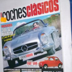 Coches: REVISTA COCHES CLASICOS Nº38 AÑO IV (2008)MERCEDES 300SL Y 190,FIAT 500,LANCIA MONTECARLO TURBO GR5,. Lote 206156385