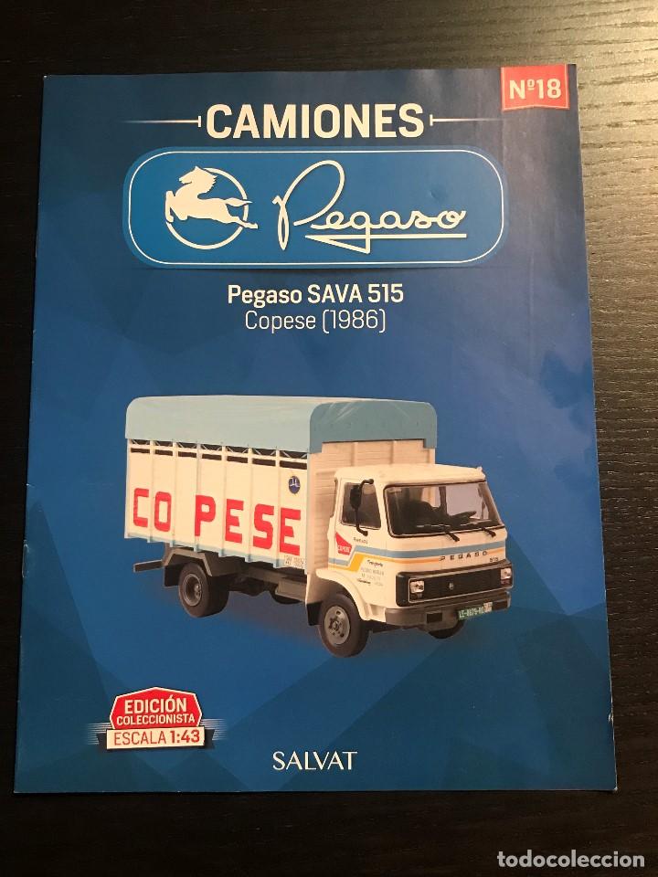 Coches: PEGASO SAVA 515 COPESE - FASCICULO N&ordm; 18 COLECCION CAMIONES PEGASO SALVAT - SOLO REVISTA