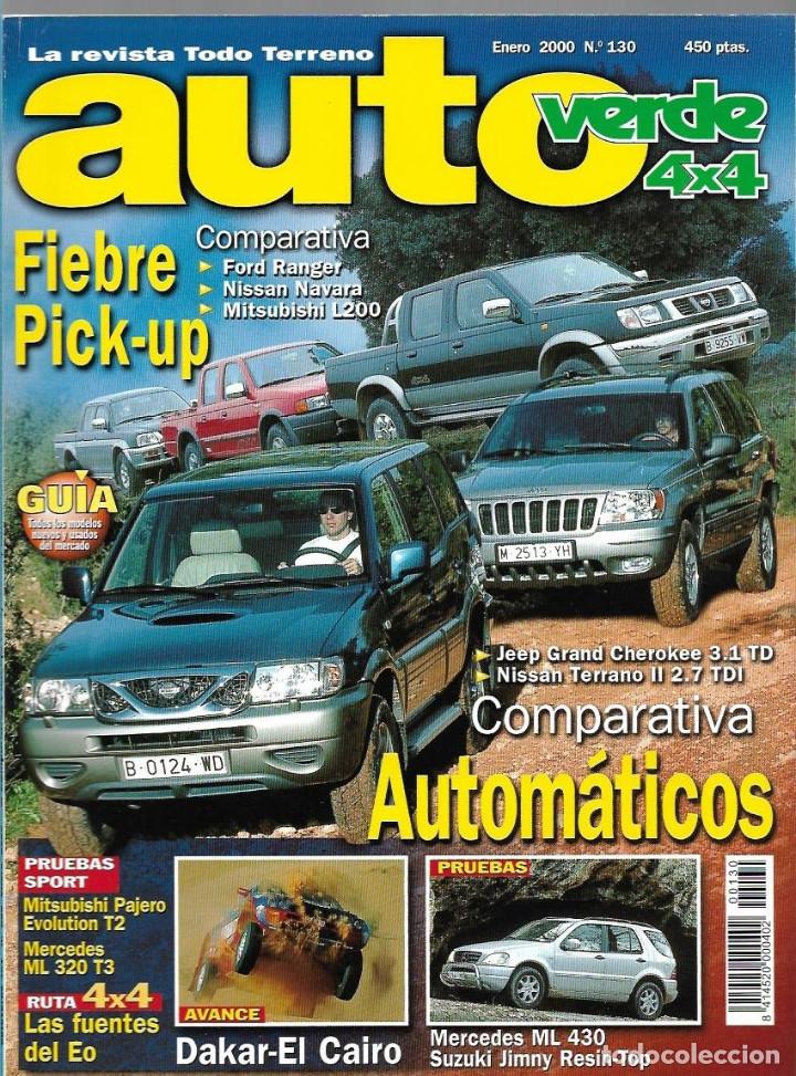Coches: AUTO VERDE 4X4 N&ordm; 130 (2000). MITSUBISHI PAJERO, FIEBRE PICK-UP, DAKAR-EL CAIRO... VER SUMARIO.
