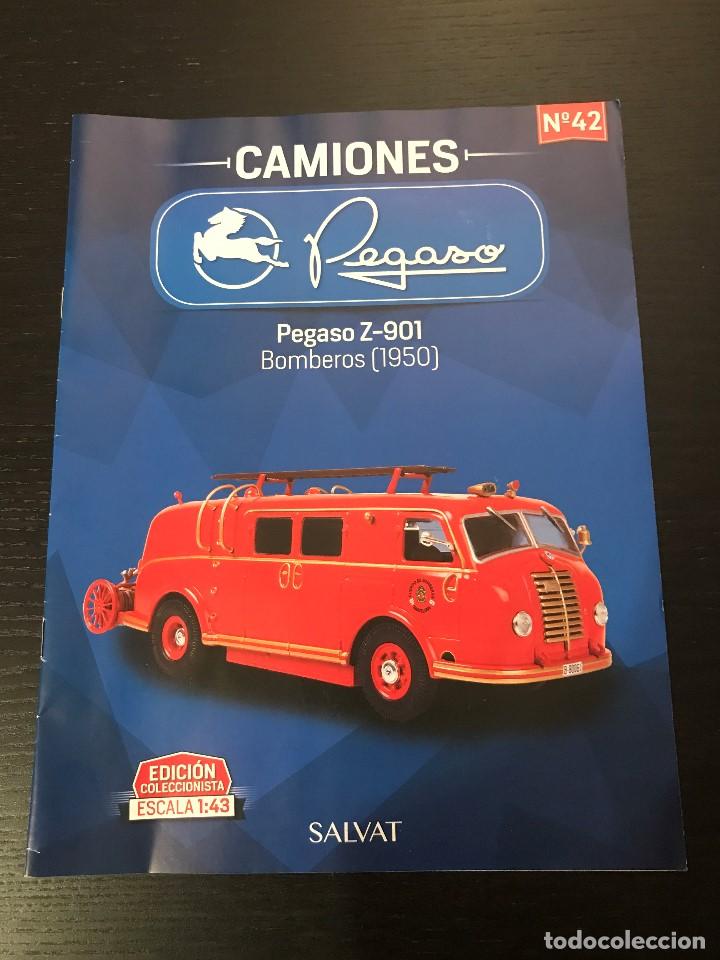 Coches: PEGASO Z 901 BOMBEROS (1950) - FASCICULO N&ordm; 42 COLECCION CAMIONES PEGASO SALVAT - SOLO REVISTA