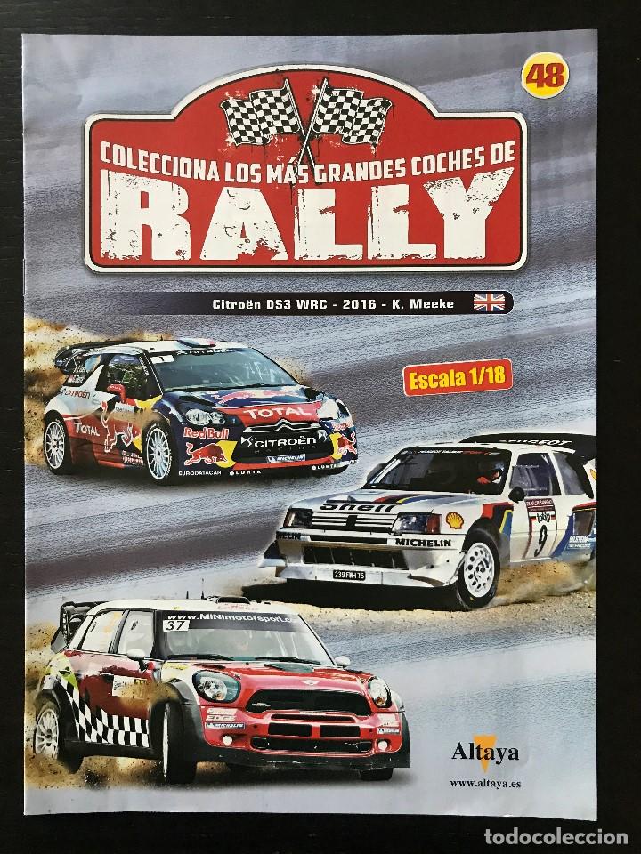 Coches: CITROEN DS3 WRC 2016 MEEKE RALLYE - FASCICULO N&ordm; 48 - LOS MAS GRANDES COCHES DE RALLY ALTAYA