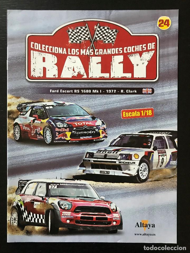 Altaya 1/18 – Ford Escort RS 1600 Mk I 1972 – Roger Clark, Rallye