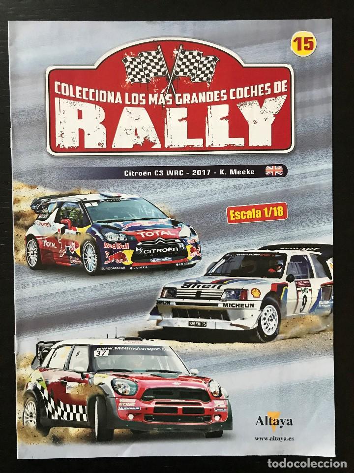 Coches: CITROEN C3 WRC 2017 MEEKE RALLYE - FASCICULO N&ordm; 15 - LOS MAS GRANDES COCHES DE RALLY ALTAYA