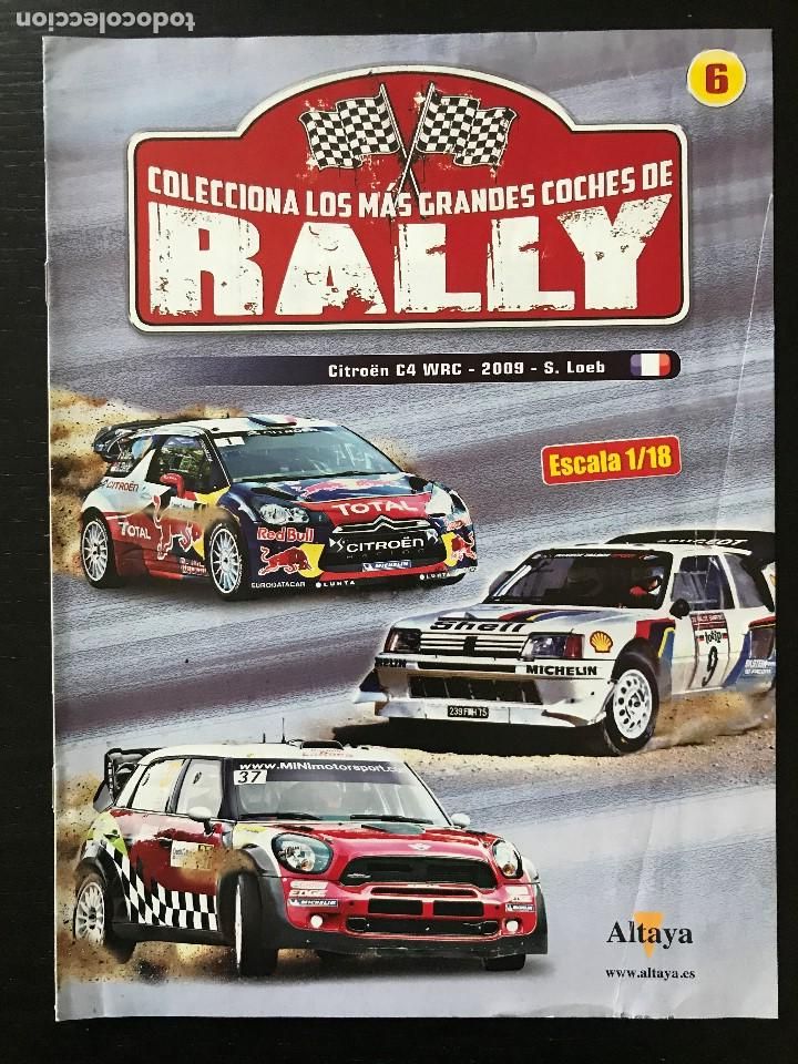 Coches: CITROEN C4 WRC 2009 LOEB RALLYE - FASCICULO N&ordm; 6 - LOS MAS GRANDES COCHES DE RALLY ALTAYA