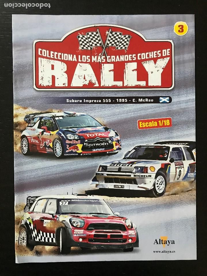 Coches: SUBARU IMPREZA 555 1995 MCRAE RALLYE - FASCICULO N&ordm; 3 - LOS MAS GRANDES COCHES DE RALLY ALTAYA