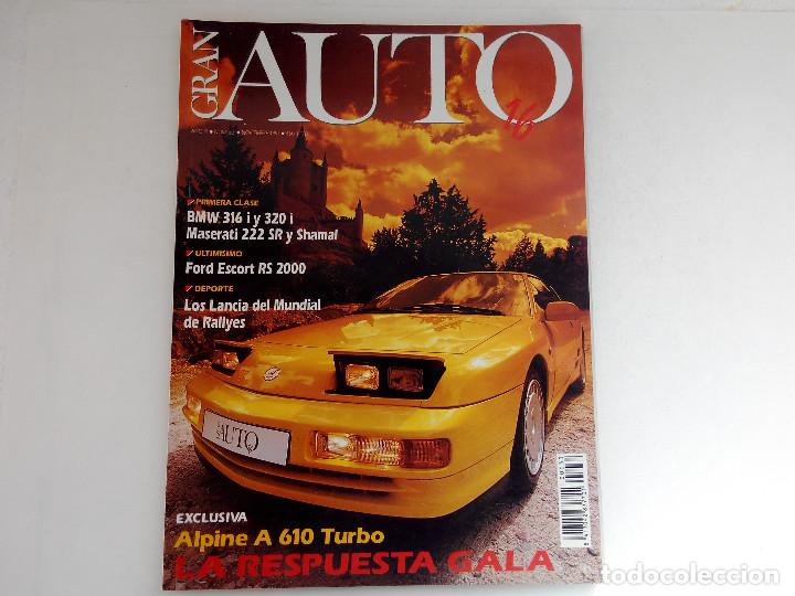 Coches: REVISTA GRAN AUTO N&ordm; 33 -NOV 1991- RENAULT KZ1- MASERATI 222 SR Y SHAMAL- ALPINE A610 TURBO-BMW 316i