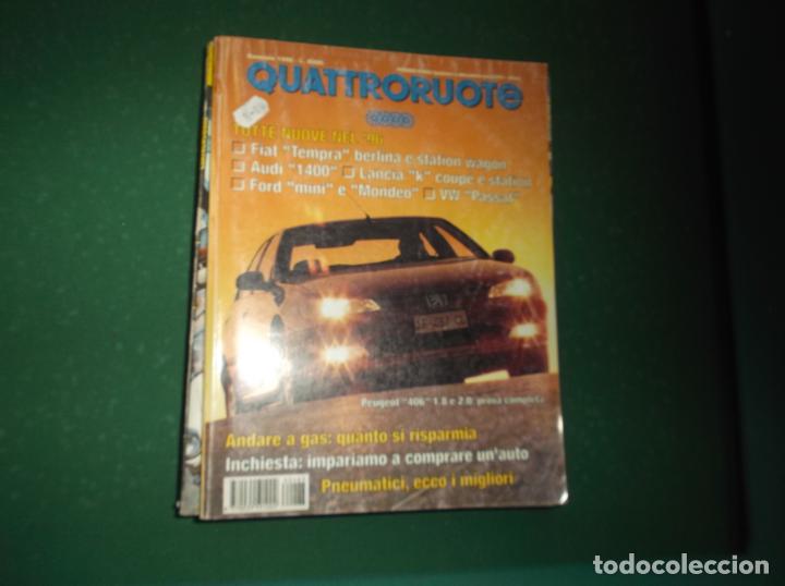 Autos: revista de coches ,quattroruote gennario 1996, ver foto, 332 paginas , 2 poster desplegables,i