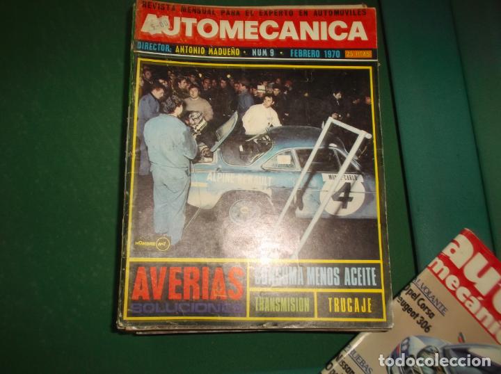 Voitures: automecanica n&ordm; 9, 1970, el volante, trucaje de motores ,cambio marchas y transmision, brabham bt 33