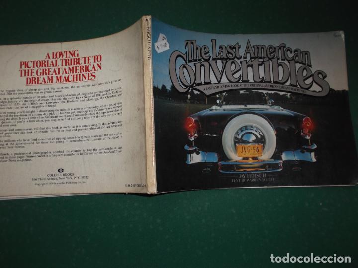 Autos: libro de coches en ingles, the last american convertibles, jay hirsch, 1946-1965, todo fotos grandes