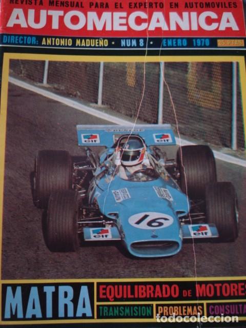 Autos: REVISTA AUTOMECANICA 8 Mini 1275 C especificaciones completas - Matra -