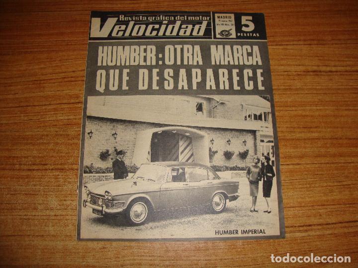 Coches: REVISTA GRAFIACA DEL MOTOR VELOCIDAD 11 MARZO 1967 N&ordm; 287