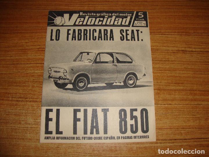 Coches: REVISTA GRAFIACA DEL MOTOR VELOCIDAD 20 JUNIO 1964 N&ordm; 145