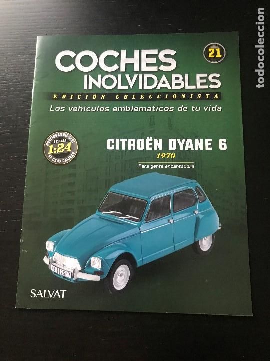 Coches: CITROEN DYANE 6 (1970) - FASCICULO N&ordm; 21 DE LA COLECCION COCHES INOLVIDABLES DE SALVAT