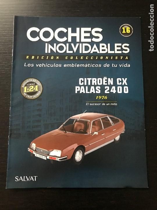 Coches: CITROEN CX PALAS 2400 (1976) - FASCICULO N&ordm; 16 DE LA COLECCION COCHES INOLVIDABLES DE SALVAT