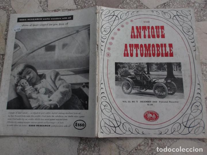Autos: the antique automobile vol-22,n&ordm; 5, december 1958, gennis, fotos en b/n,fotos de coches epoca