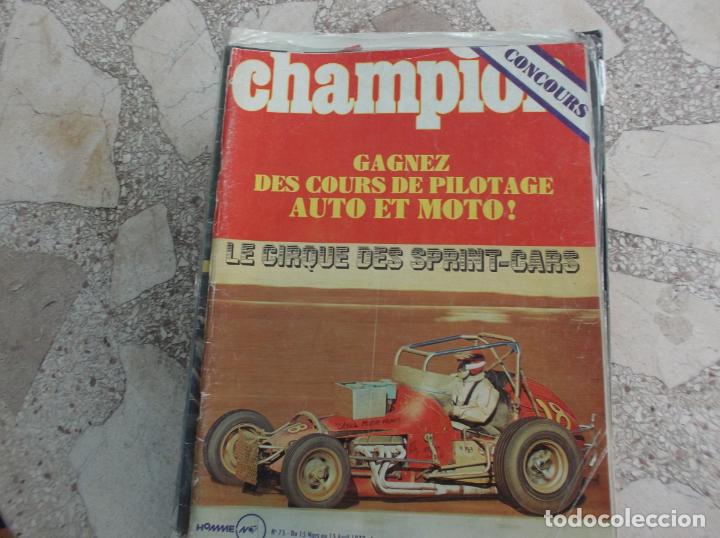 Autos: champion n&ordm; 75, a&ntilde;o 1972, en frances,con poster